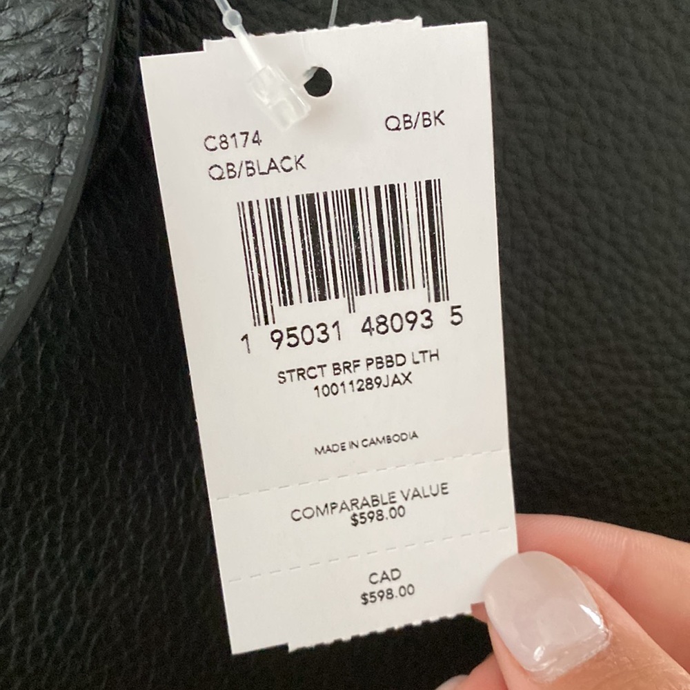 Brand New Coach Graham Structured Leather Laptop Bag - Picture 7 of 9